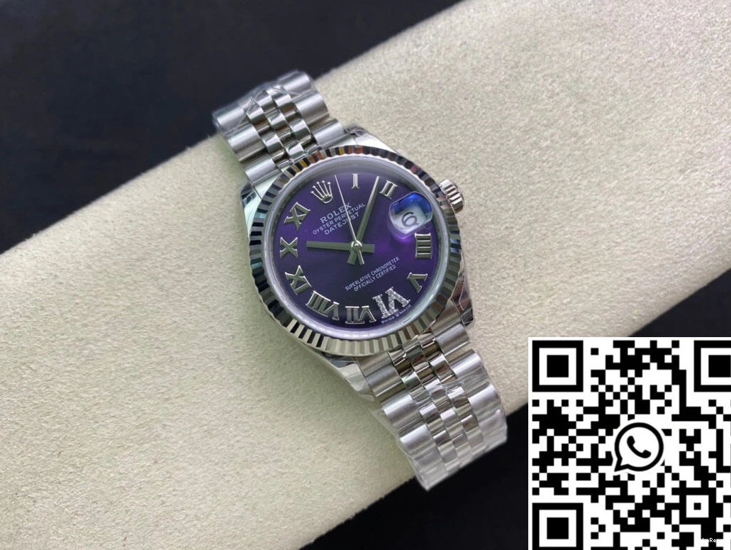 31MM EW Rolex Factory Datejust Dial Purple M178274-0088 0322